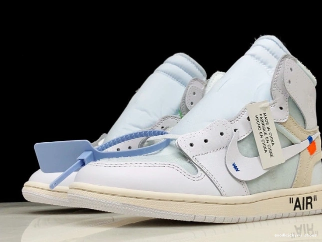 Cheap Off-White 1 AQ0818-100 Jordan White Air High Retro 0824